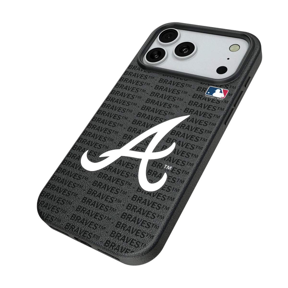 Atlanta Braves Text Backdrop MagSafe Compatible Phone Case for Apple iPhone