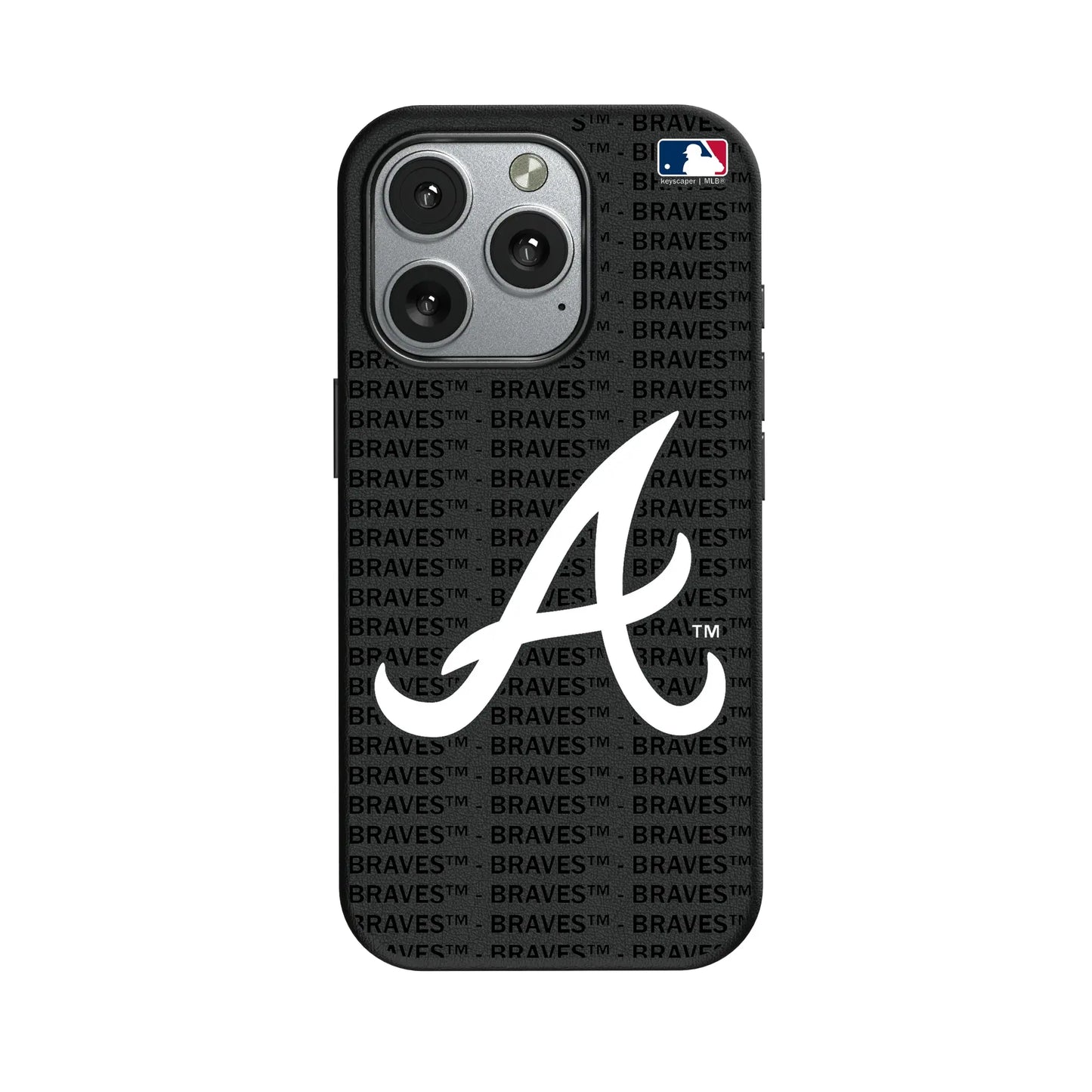 Atlanta Braves Text Backdrop MagSafe Compatible Phone Case for Apple iPhone