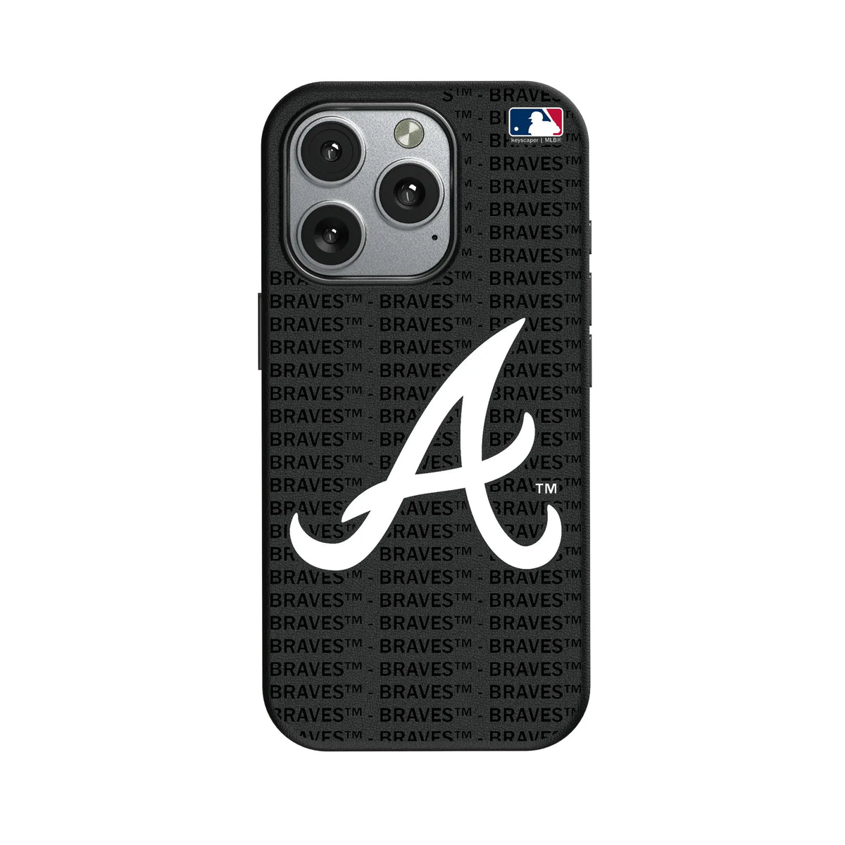 Atlanta Braves Text Backdrop MagSafe Compatible Phone Case for Apple iPhone