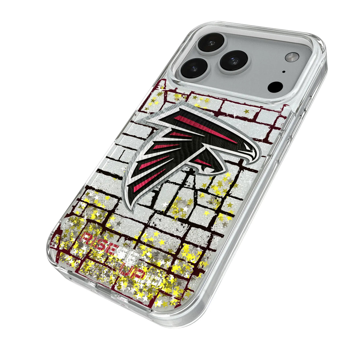 Atlanta Falcons Brick Glitter Phone Case for Apple iPhone