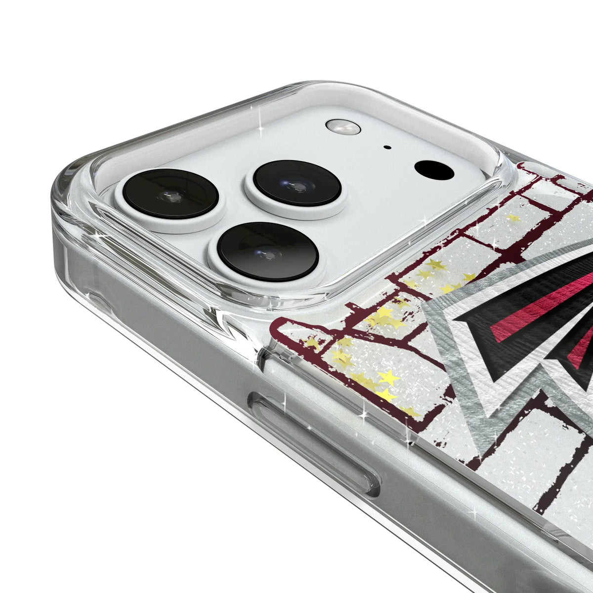 Atlanta Falcons Brick Glitter Phone Case for Apple iPhone