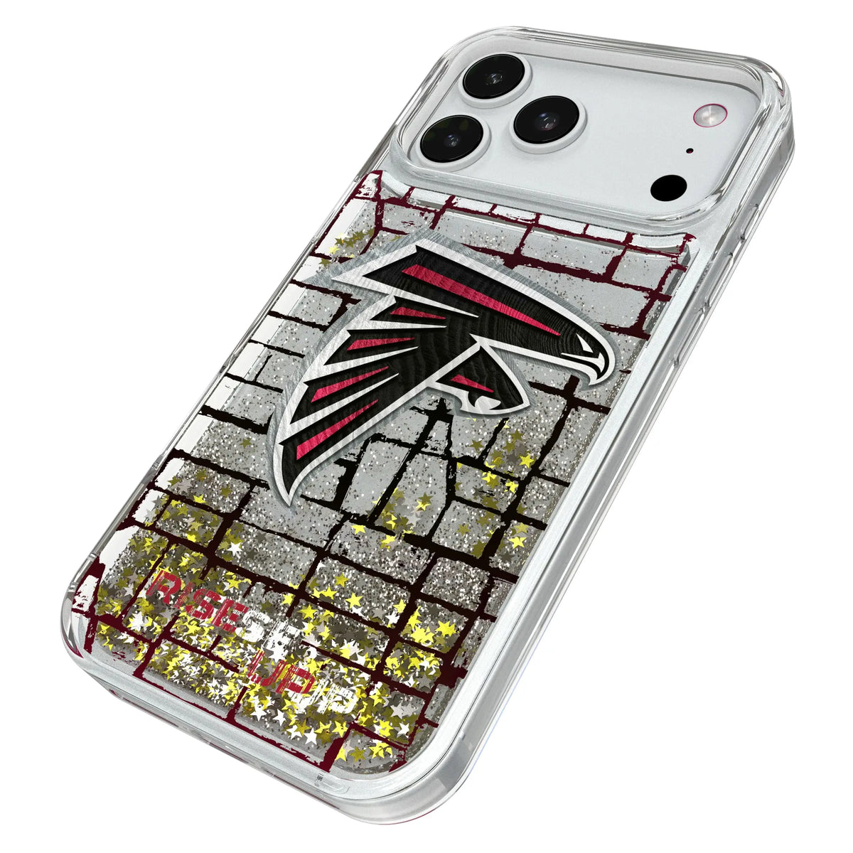 Atlanta Falcons Brick Glitter Phone Case for Apple iPhone