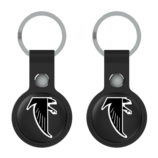 Atlanta Falcons Classic Insignia Black Airtag Holder 2-Pack
