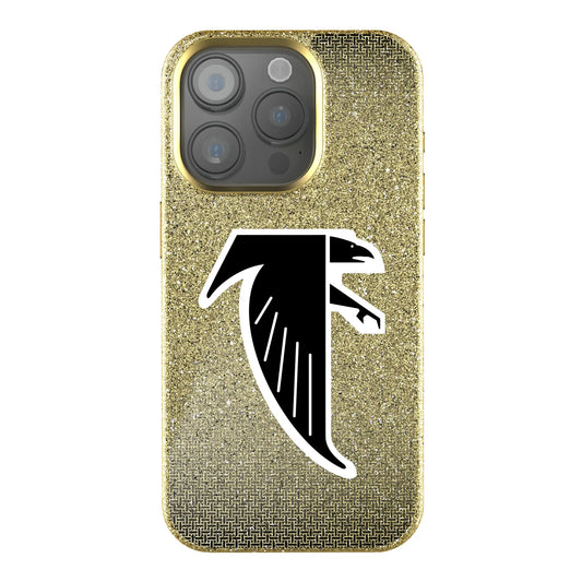 Atlanta Falcons Classic Linen Bling Phone Case for Apple iPhone