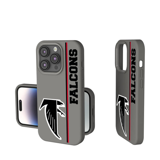 Atlanta Falcons Classic Sidebar Soft Touch Phone Case for Apple iPhone