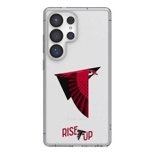 Atlanta Falcons Deco Clear Phone Case for Samsung Galaxy