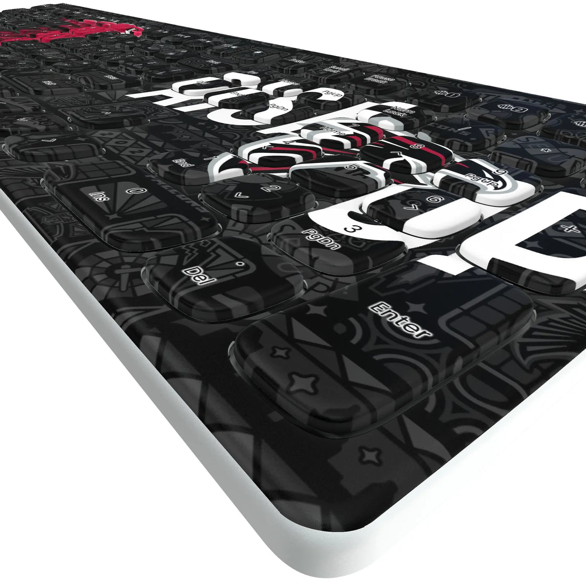 Atlanta Falcons Deco Curved Wireless Keyboard