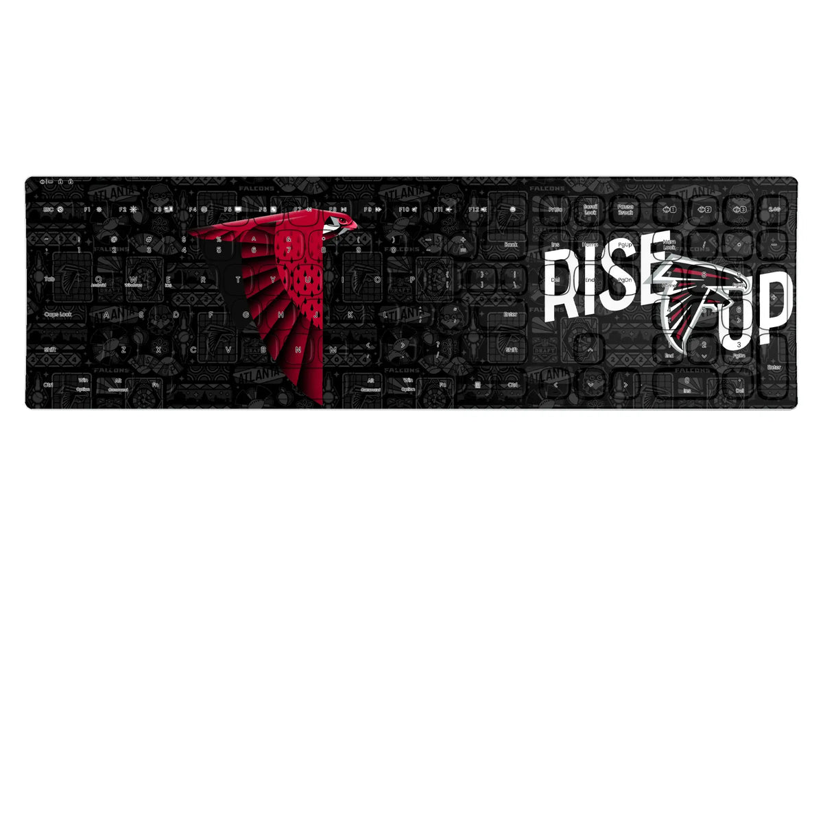 Atlanta Falcons Deco Curved Wireless Keyboard