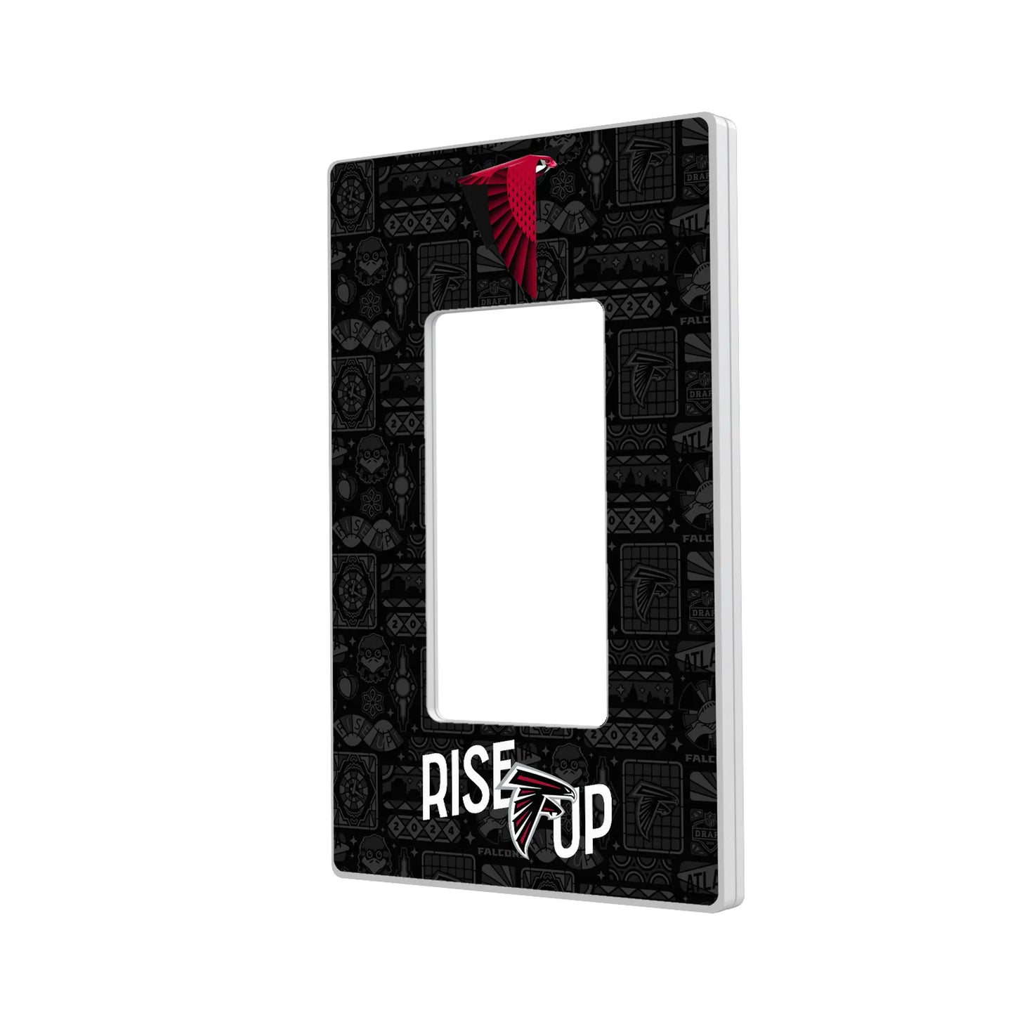 Atlanta Falcons Deco Hidden-Screw Light Switch Plate