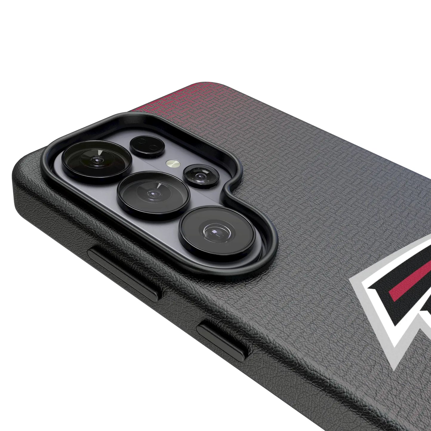 Atlanta Falcons Linen MagSafe Compatible Phone Case for Samsung Galaxy