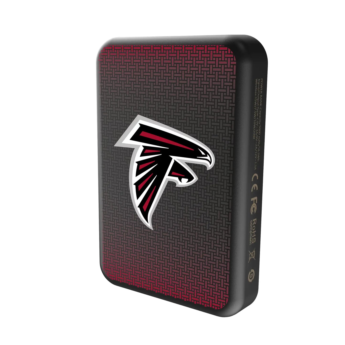 Atlanta Falcons Linen Wireless Mag Power Bank