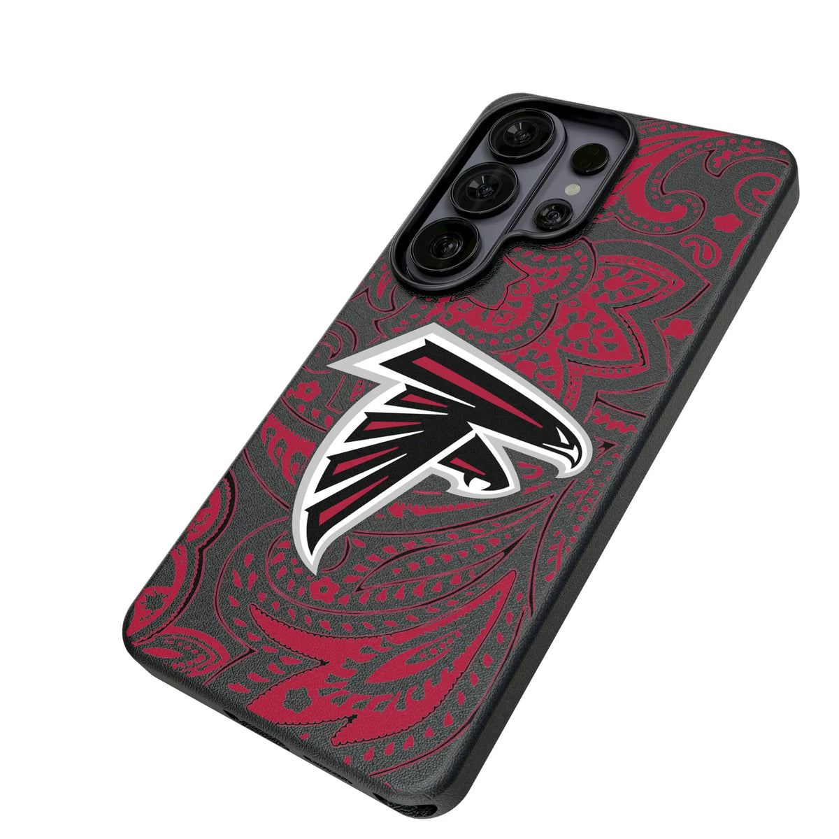 Atlanta Falcons Paisley MagSafe Compatible Phone Case for Samsung Galaxy