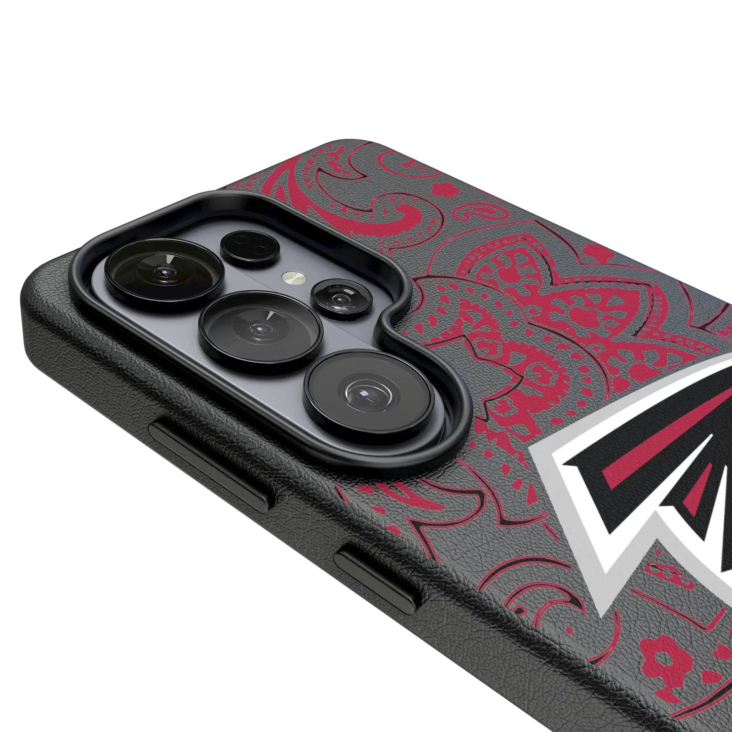Atlanta Falcons Paisley MagSafe Compatible Phone Case for Samsung Galaxy