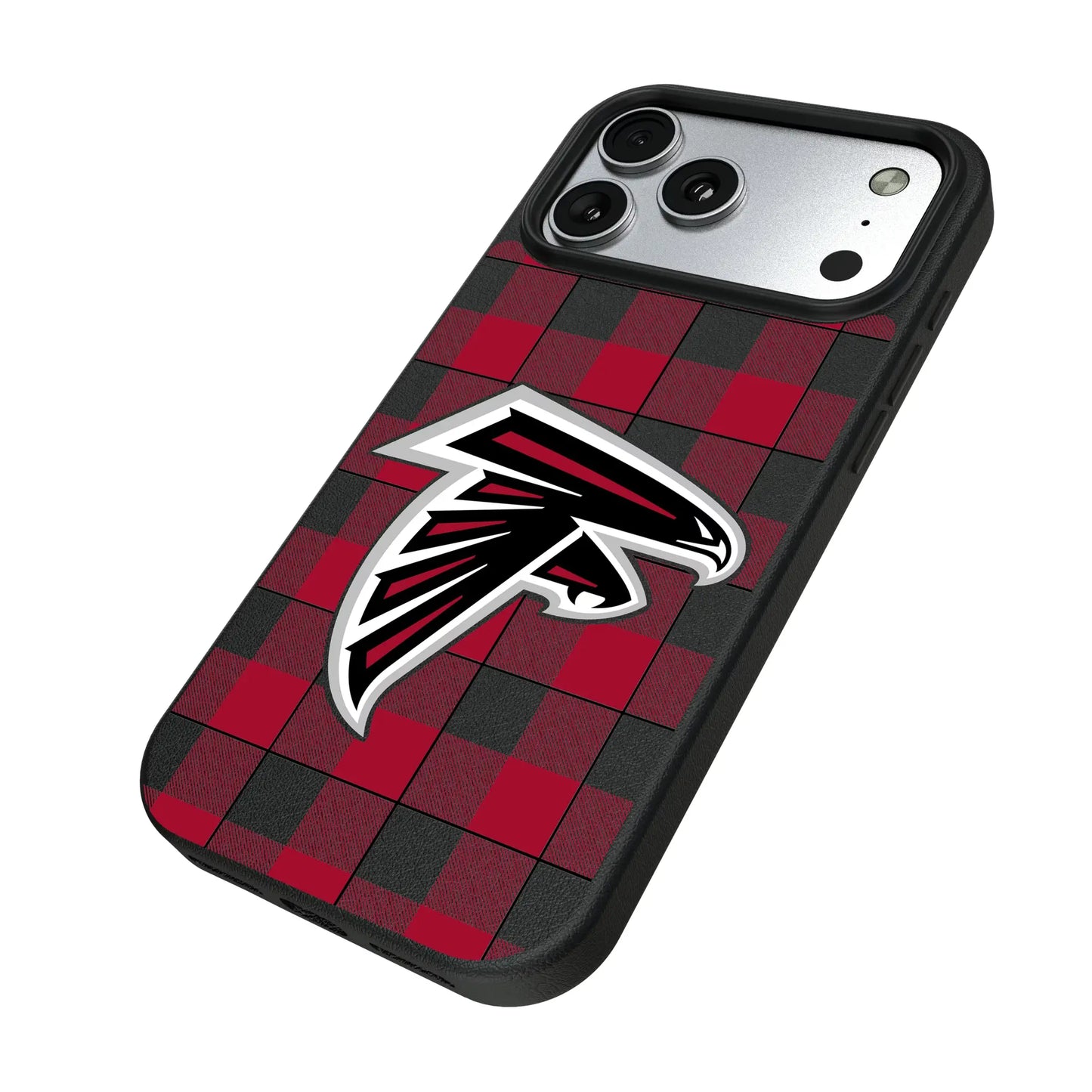 Atlanta Falcons Plaid MagSafe Compatible Phone Case for Apple iPhone