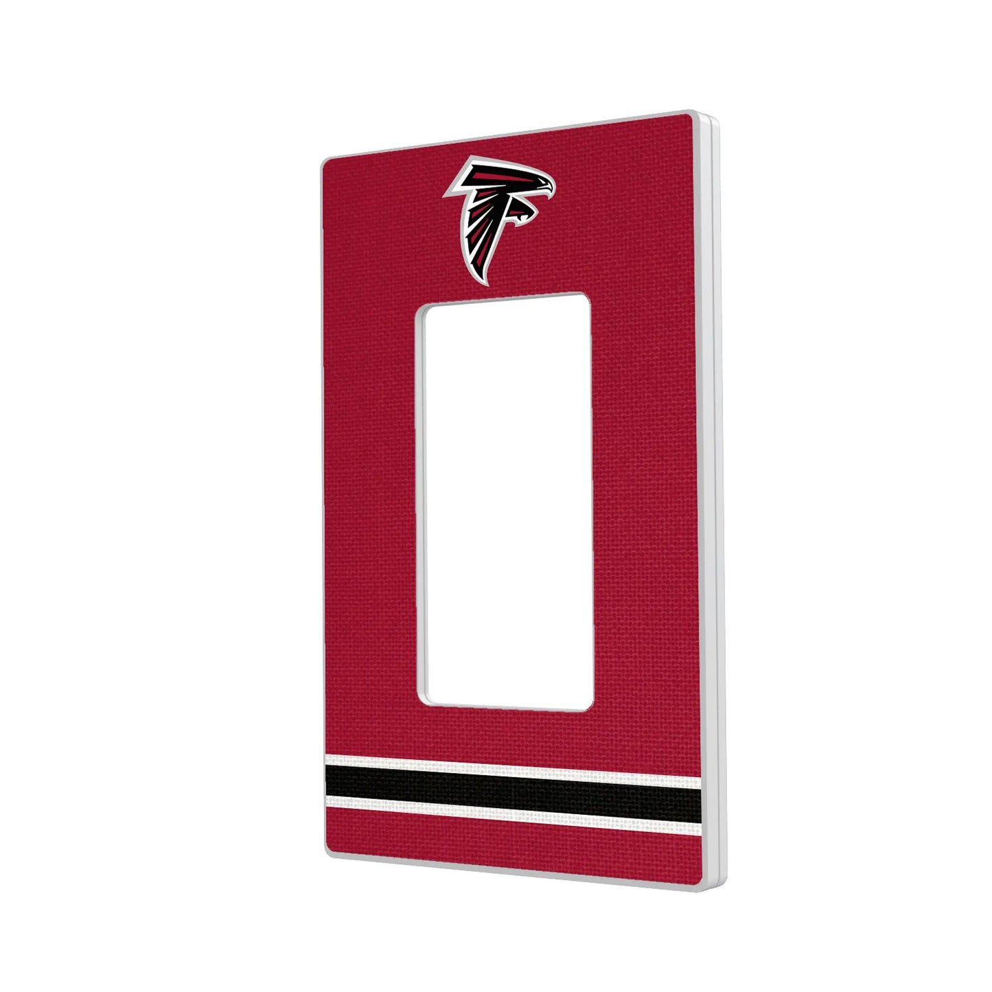 Atlanta Falcons Stripe Hidden-Screw Light Switch Plate