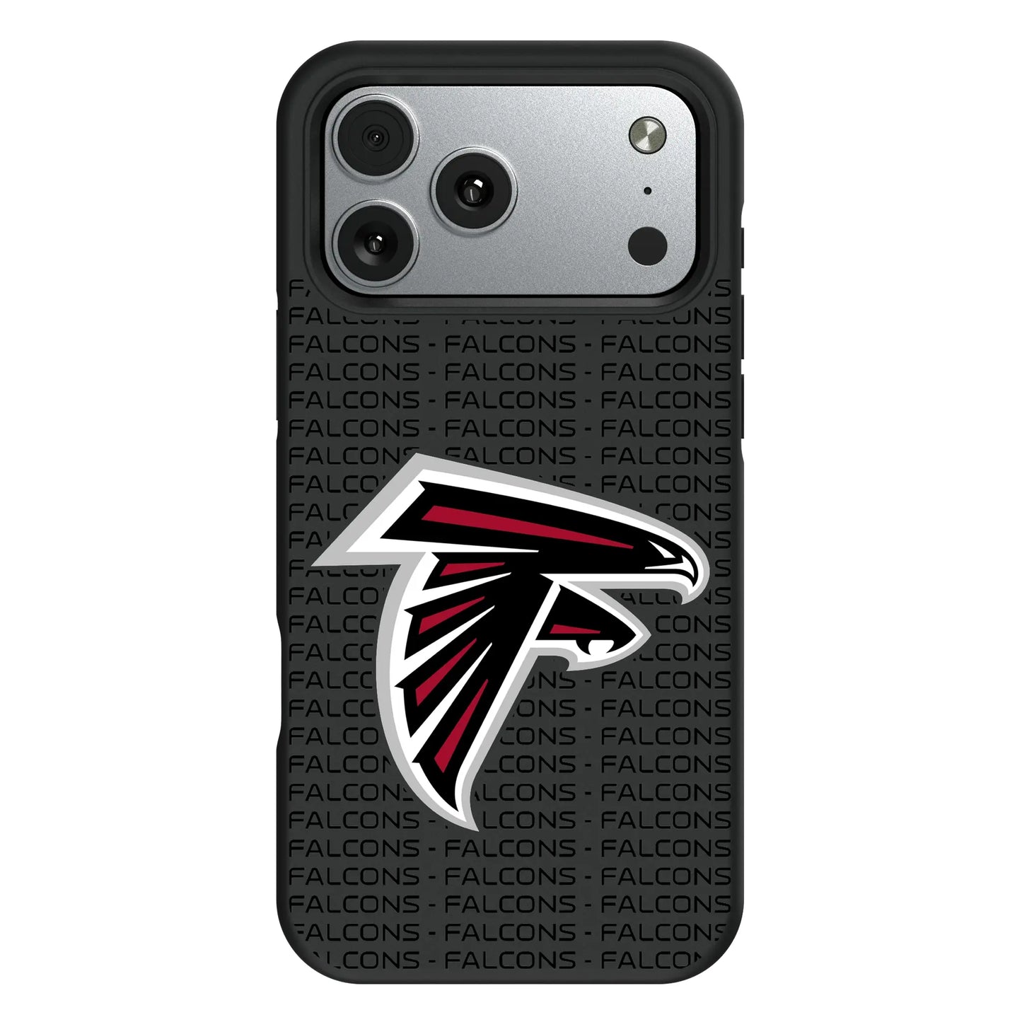 Atlanta Falcons Text Backdrop Bump Phone Case for Apple iPhone
