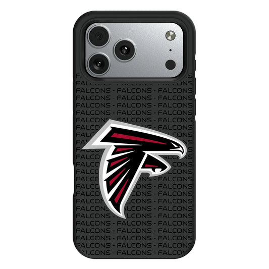Atlanta Falcons Text Backdrop Bump Phone Case for Apple iPhone