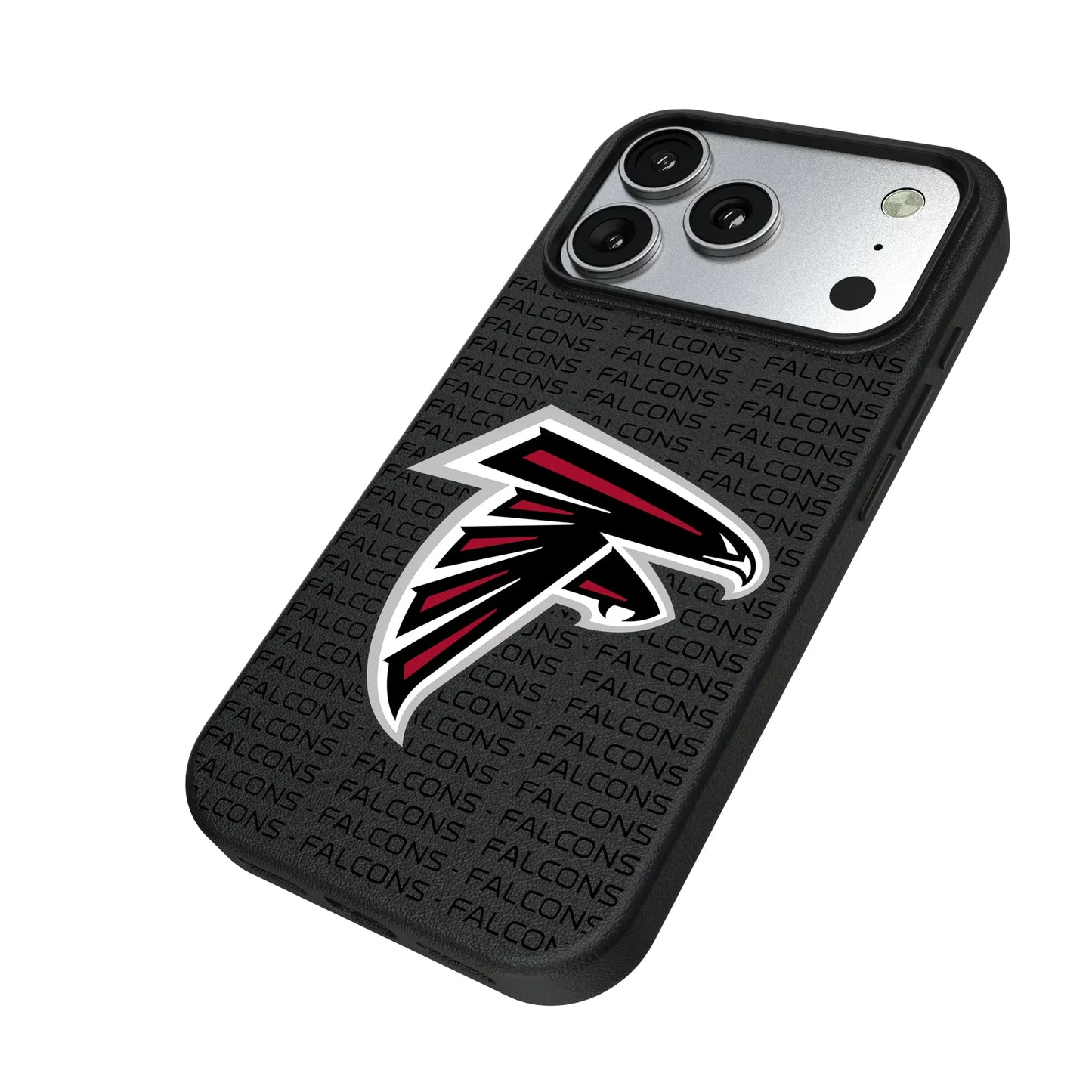 Atlanta Falcons Text Backdrop MagSafe Compatible Phone Case for Apple iPhone