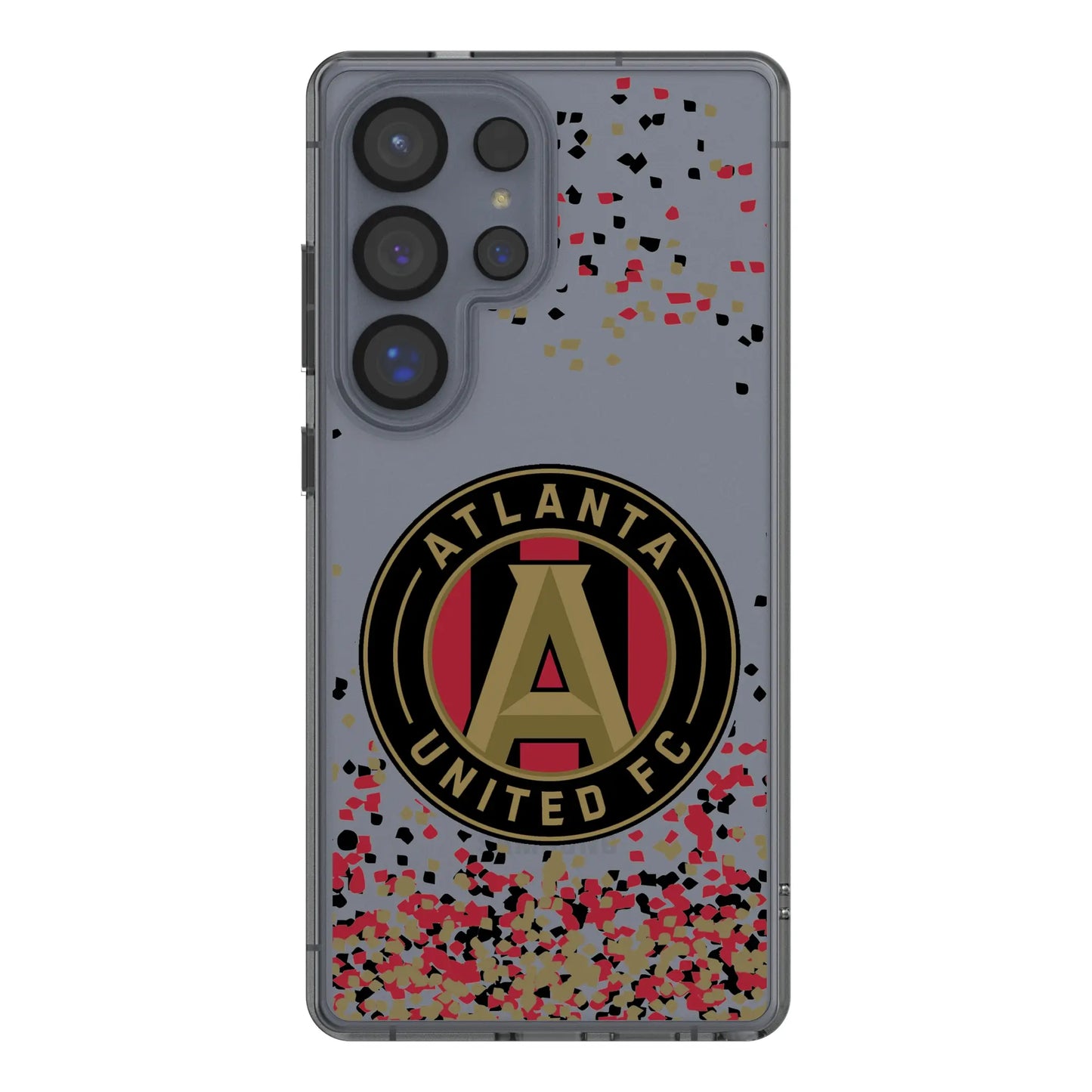 Atlanta United FC Confetti Clear Phone Case for Samsung Galaxy