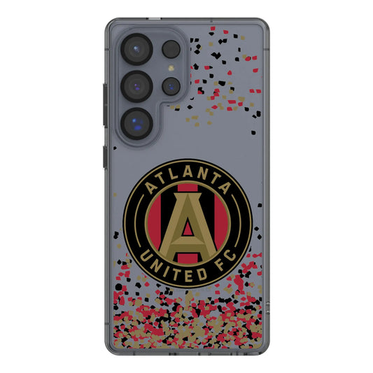 Atlanta United FC Confetti Clear Phone Case for Samsung Galaxy