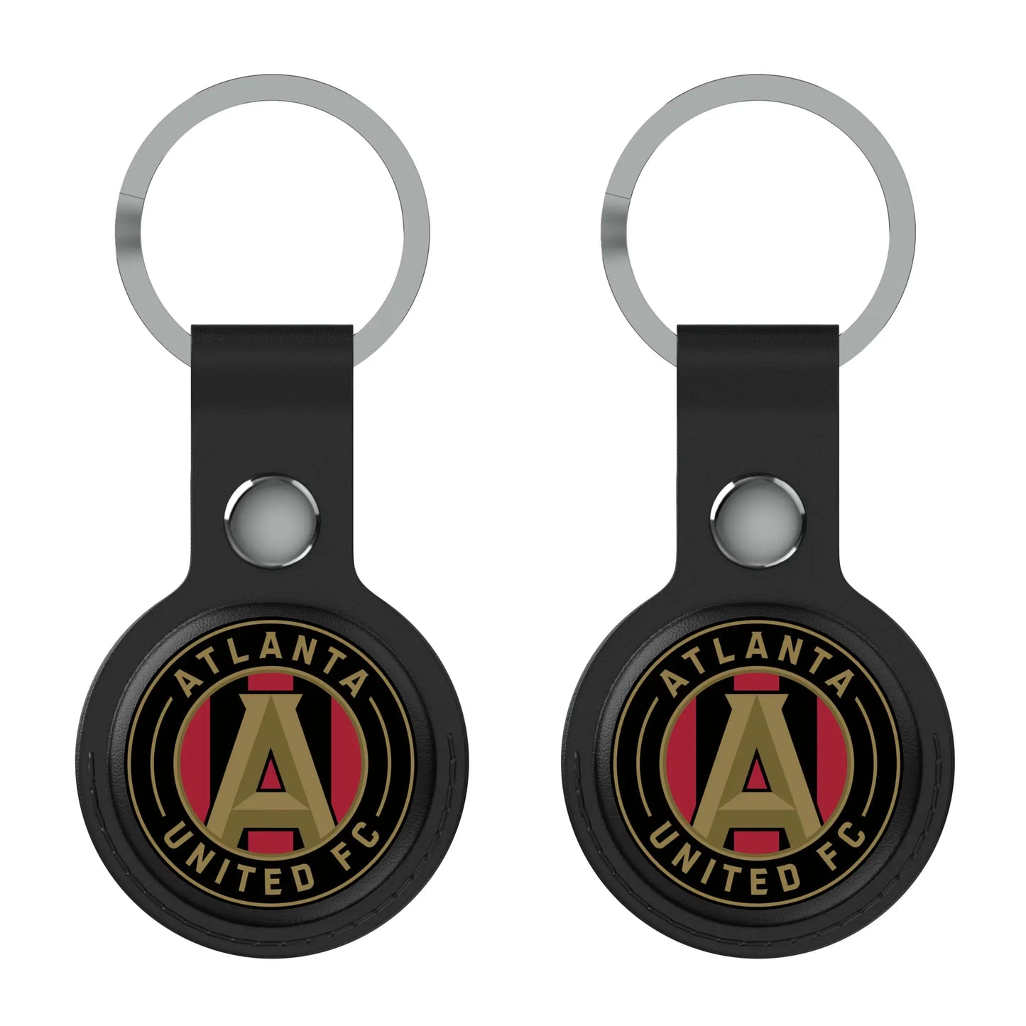 Atlanta United FC Insignia Black Airtag Holder 2-Pack