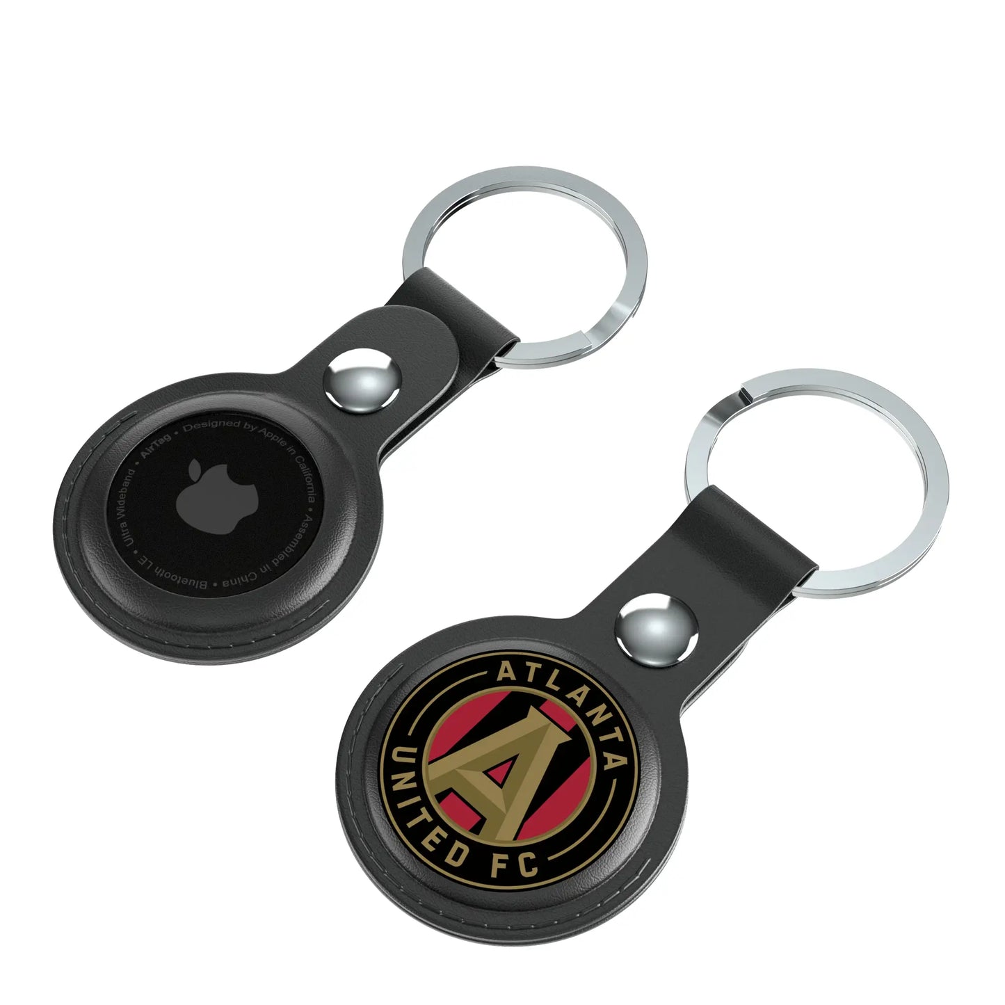 Atlanta United FC Insignia Black Airtag Holder 2-Pack