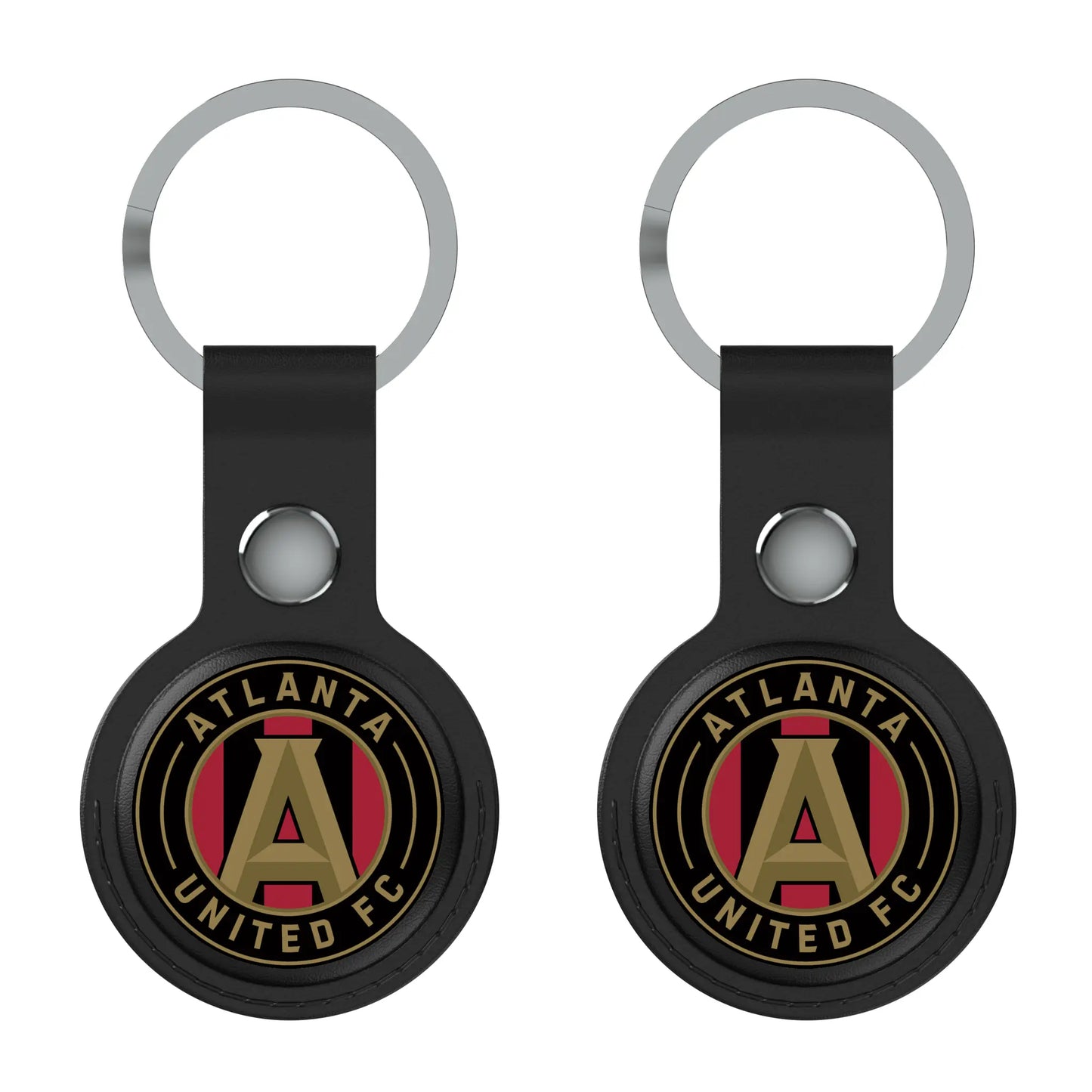 Atlanta United FC Insignia Black Airtag Holder 2-Pack