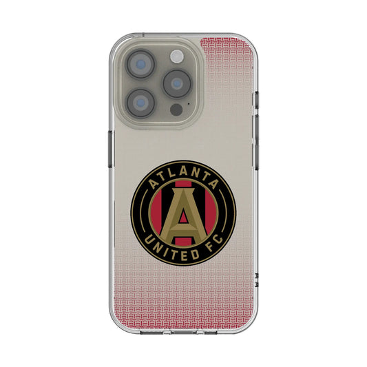 Atlanta United FC Linen Clear Phone Case for Apple iPhone
