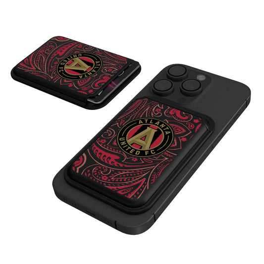 Atlanta United FC Paisley Black Magnetic Credit Card Wallet