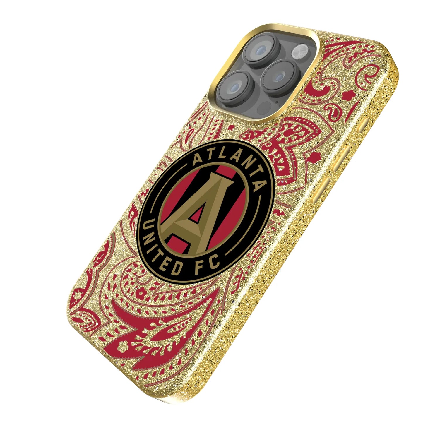 Atlanta United FC Paisley Bling Phone Case for Apple iPhone