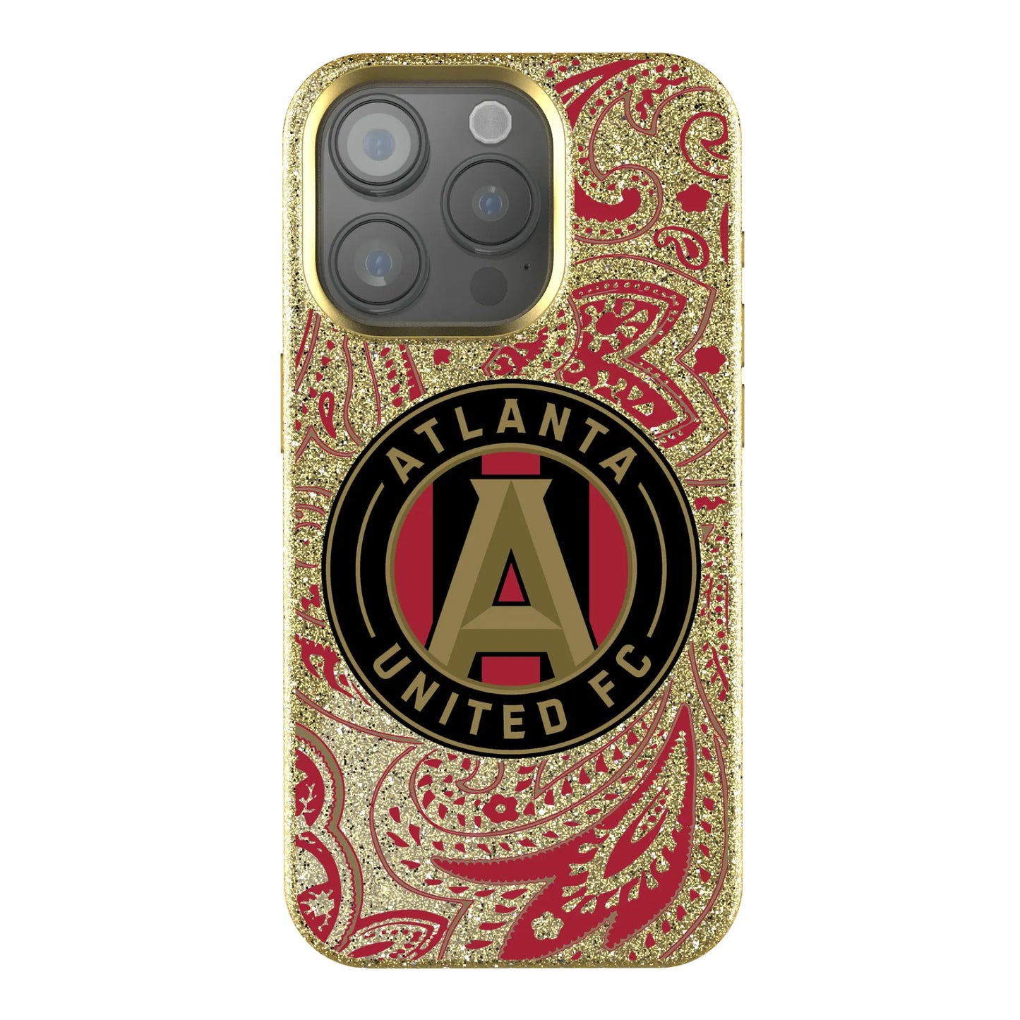 Atlanta United FC Paisley Bling Phone Case for Apple iPhone
