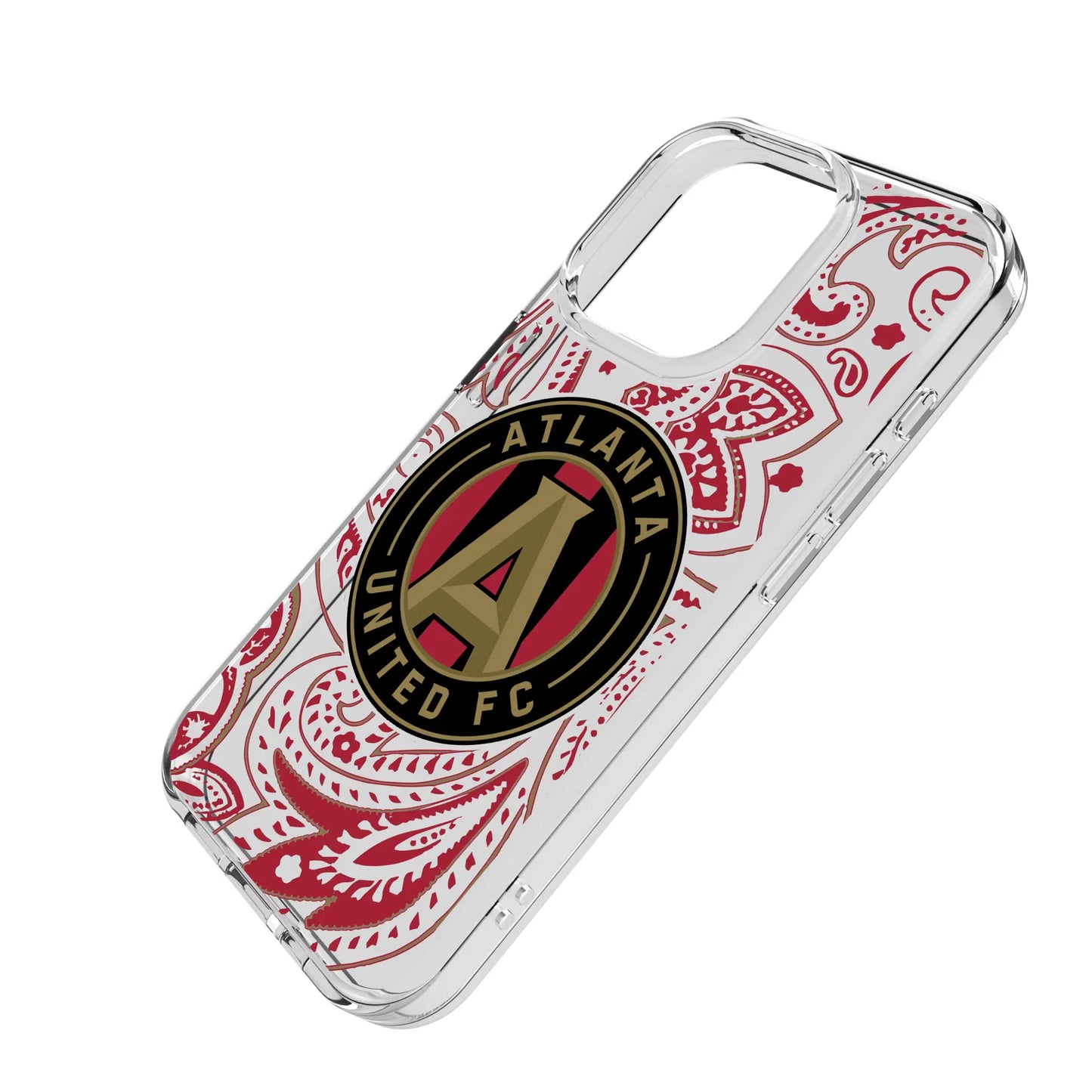 Atlanta United FC Paisley Clear Phone Case for Apple iPhone
