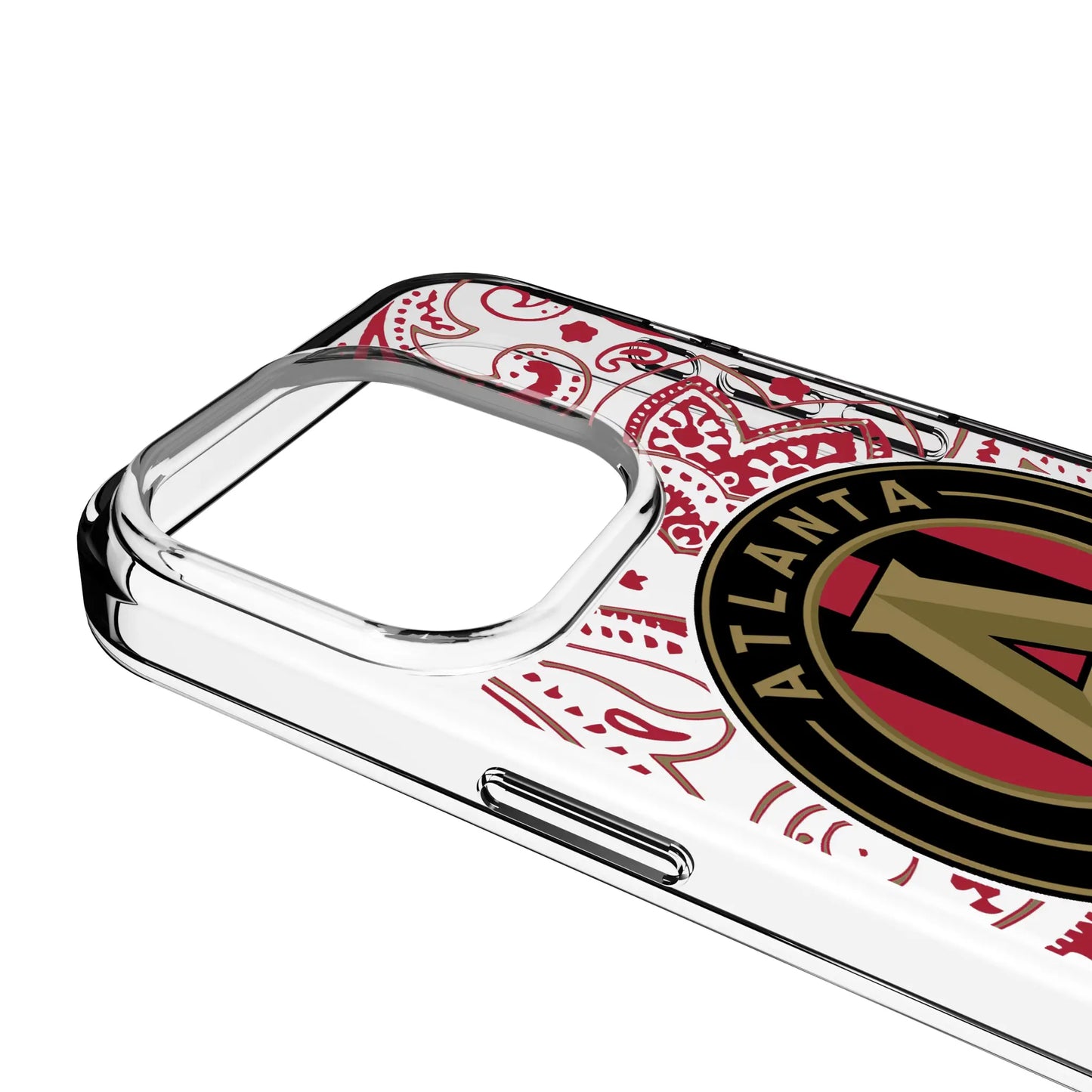 Atlanta United FC Paisley Clear Phone Case for Apple iPhone