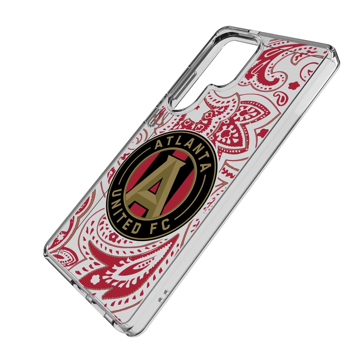 Atlanta United FC Paisley Clear Phone Case for Samsung Galaxy