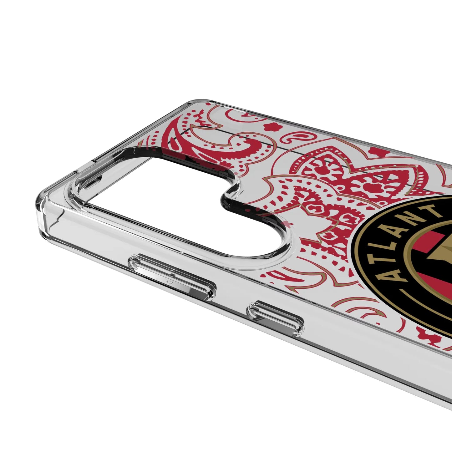 Atlanta United FC Paisley Clear Phone Case for Samsung Galaxy