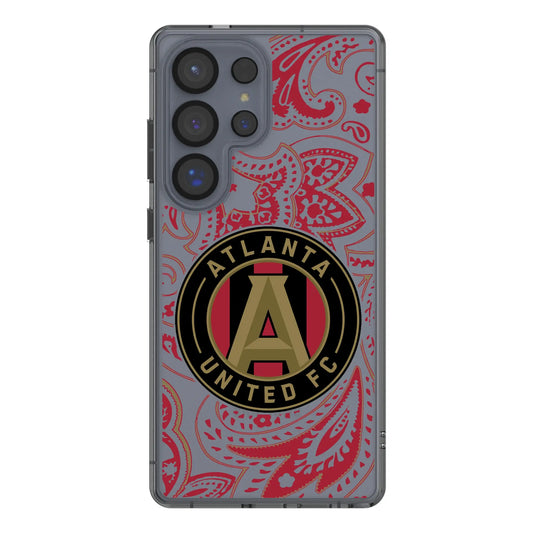 Atlanta United FC Paisley Clear Phone Case for Samsung Galaxy