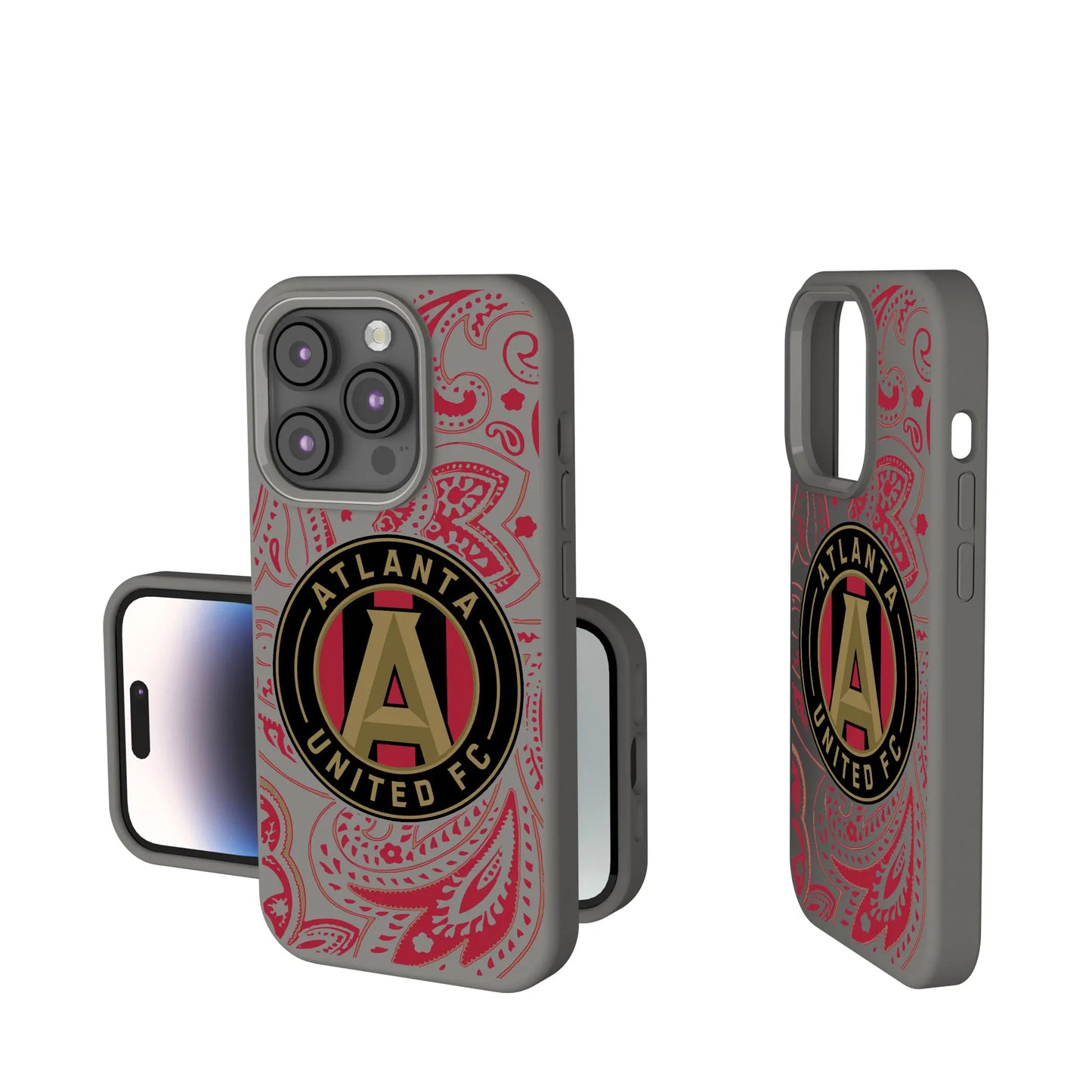 Atlanta United FC Paisley Soft Touch Phone Case for Apple iPhone
