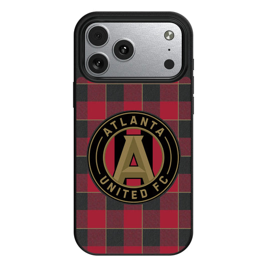 Atlanta United FC Plaid MagSafe Compatible Phone Case for Apple iPhone
