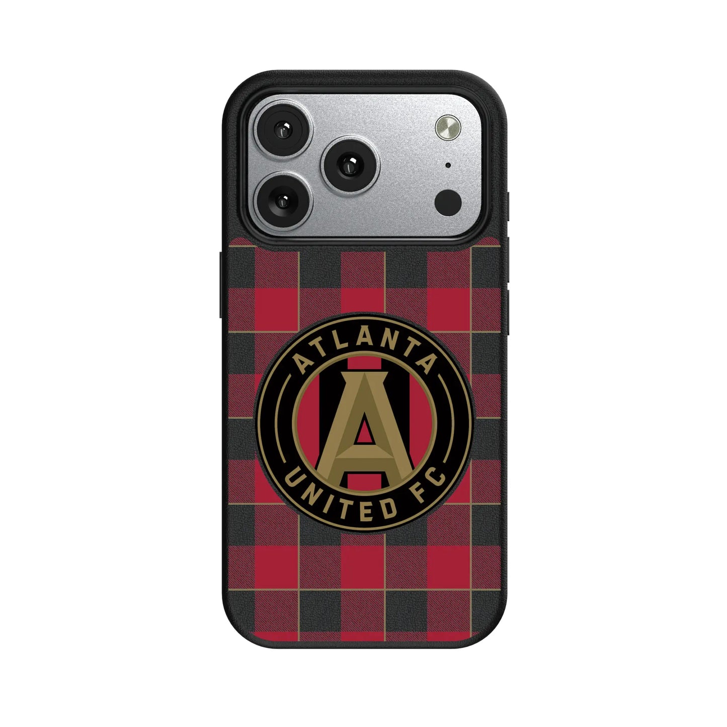 Atlanta United FC Plaid MagSafe Compatible Phone Case for Apple iPhone