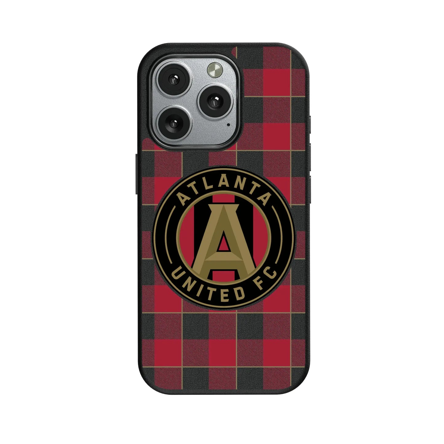 Atlanta United FC Plaid MagSafe Compatible Phone Case for Apple iPhone