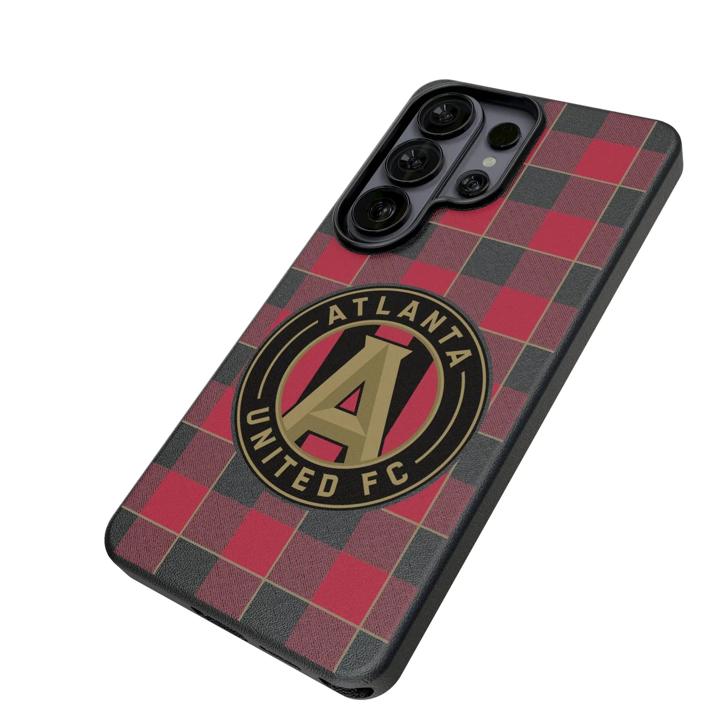 Atlanta United FC Plaid MagSafe Compatible Phone Case for Samsung Galaxy