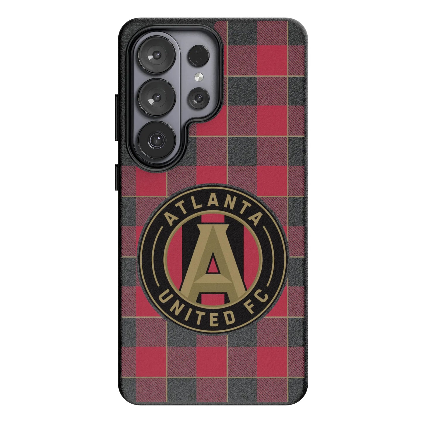 Atlanta United FC Plaid MagSafe Compatible Phone Case for Samsung Galaxy