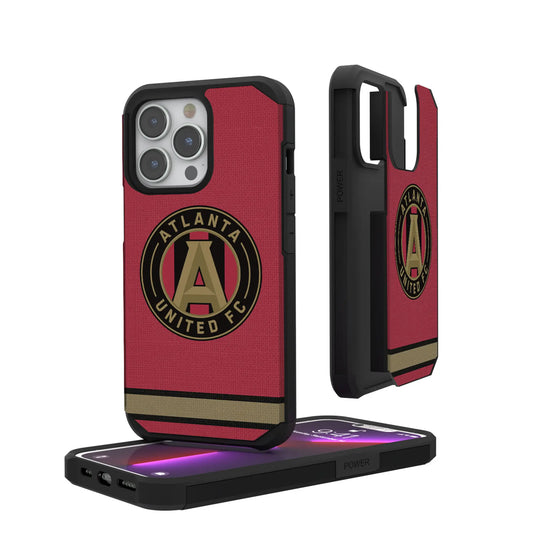 Atlanta United FC Stripe Rugged Phone Case for Apple iPhone
