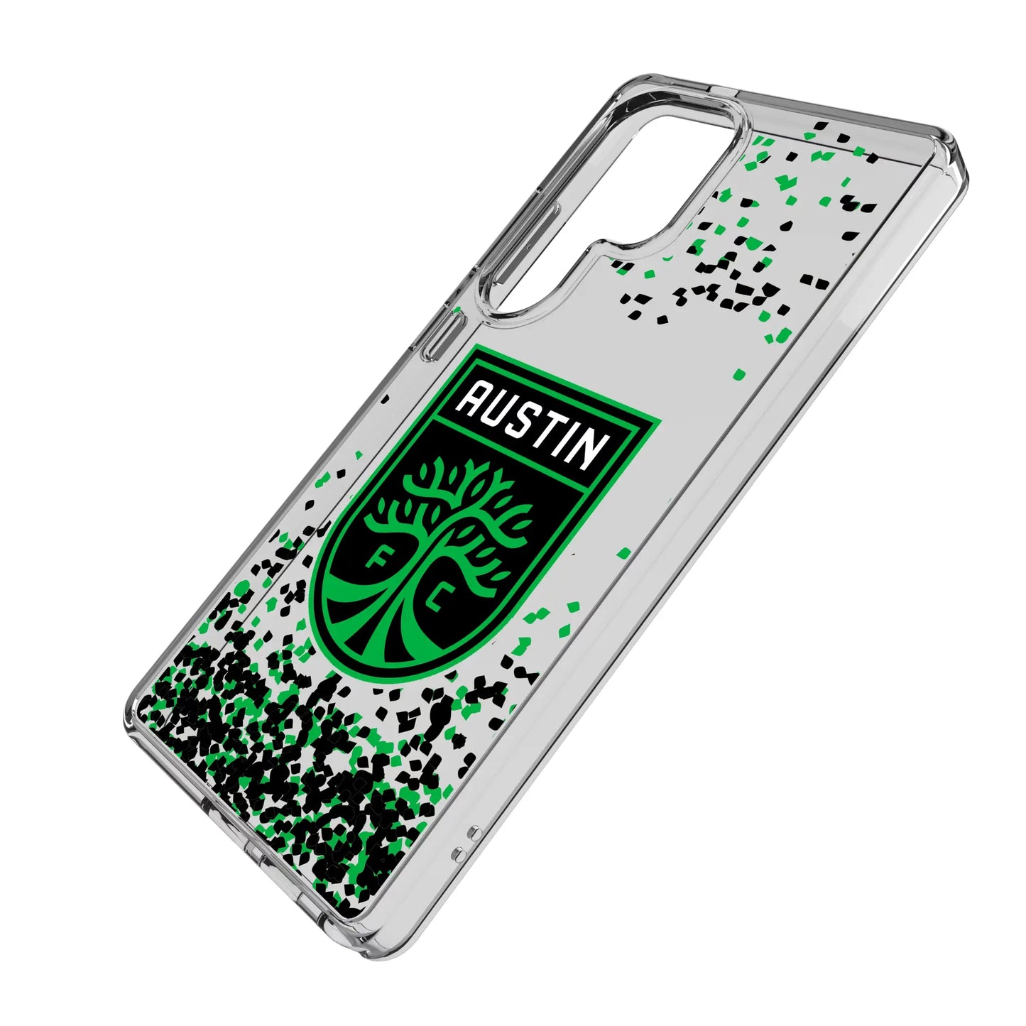 Austin FC Confetti Clear Phone Case for Samsung Galaxy