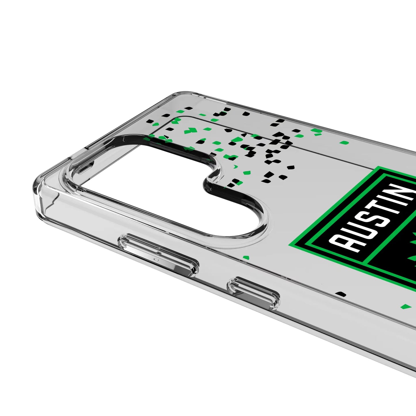 Austin FC Confetti Clear Phone Case for Samsung Galaxy
