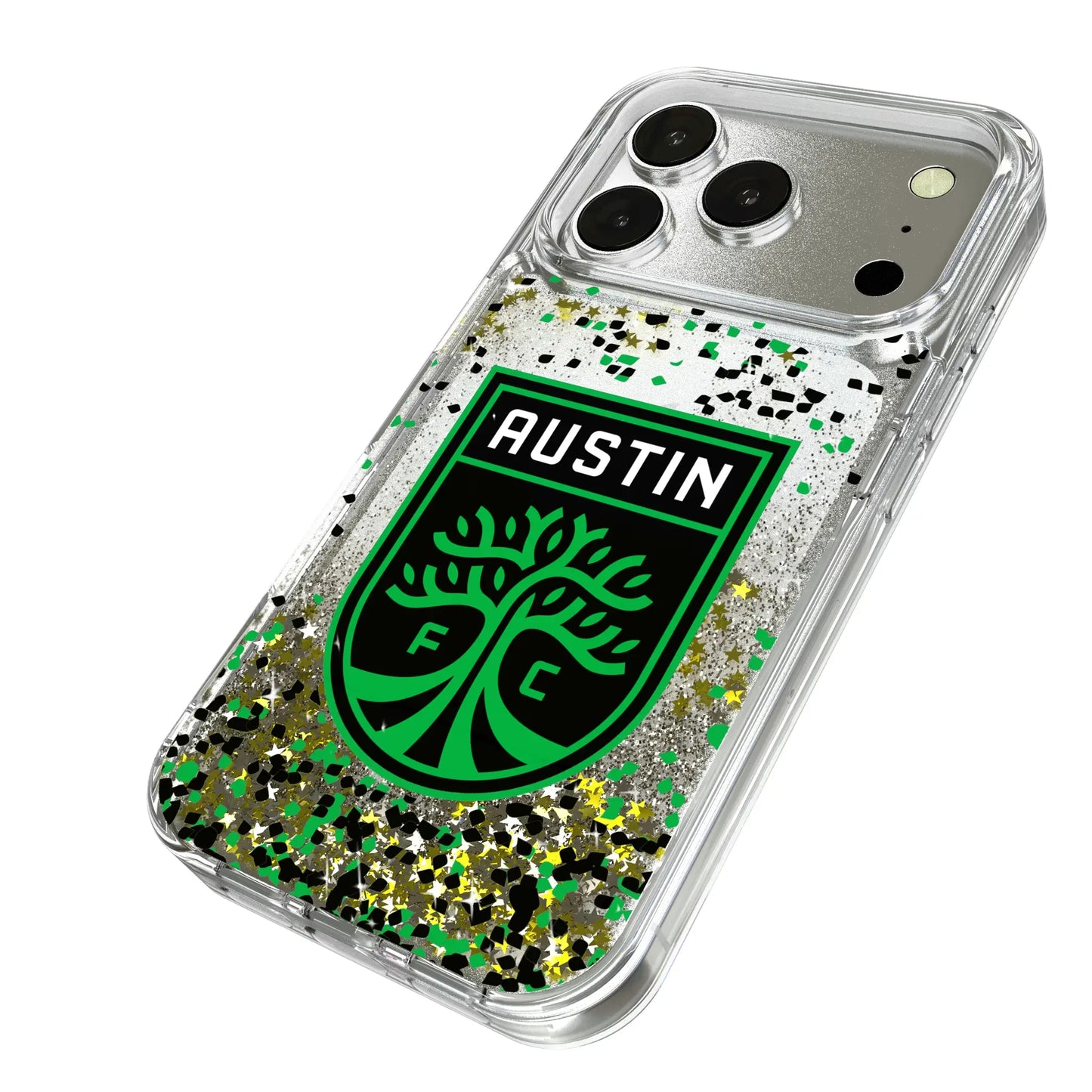 Austin FC Confetti Glitter Phone Case for Apple iPhone
