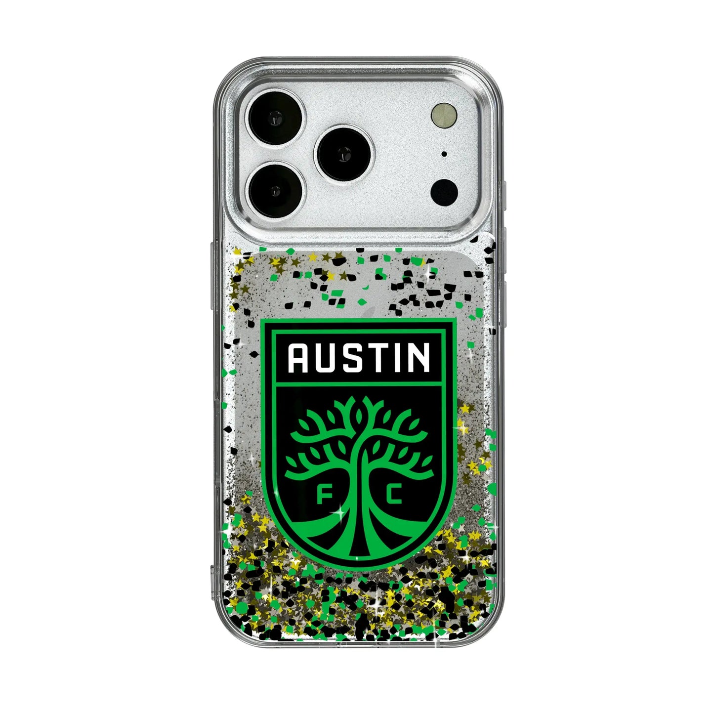Austin FC Confetti Glitter Phone Case for Apple iPhone