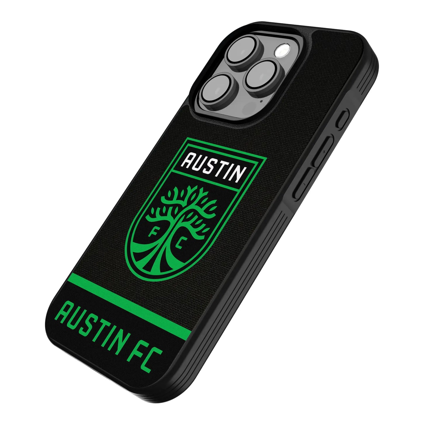 Austin FC Endzone Solid Bump Phone Case for Apple iPhone