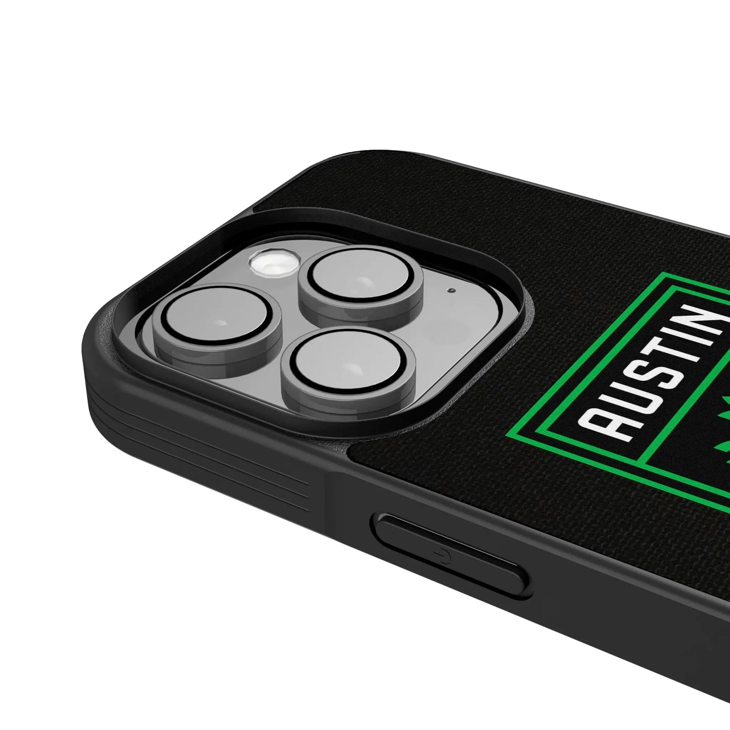 Austin FC Endzone Solid Bump Phone Case for Apple iPhone