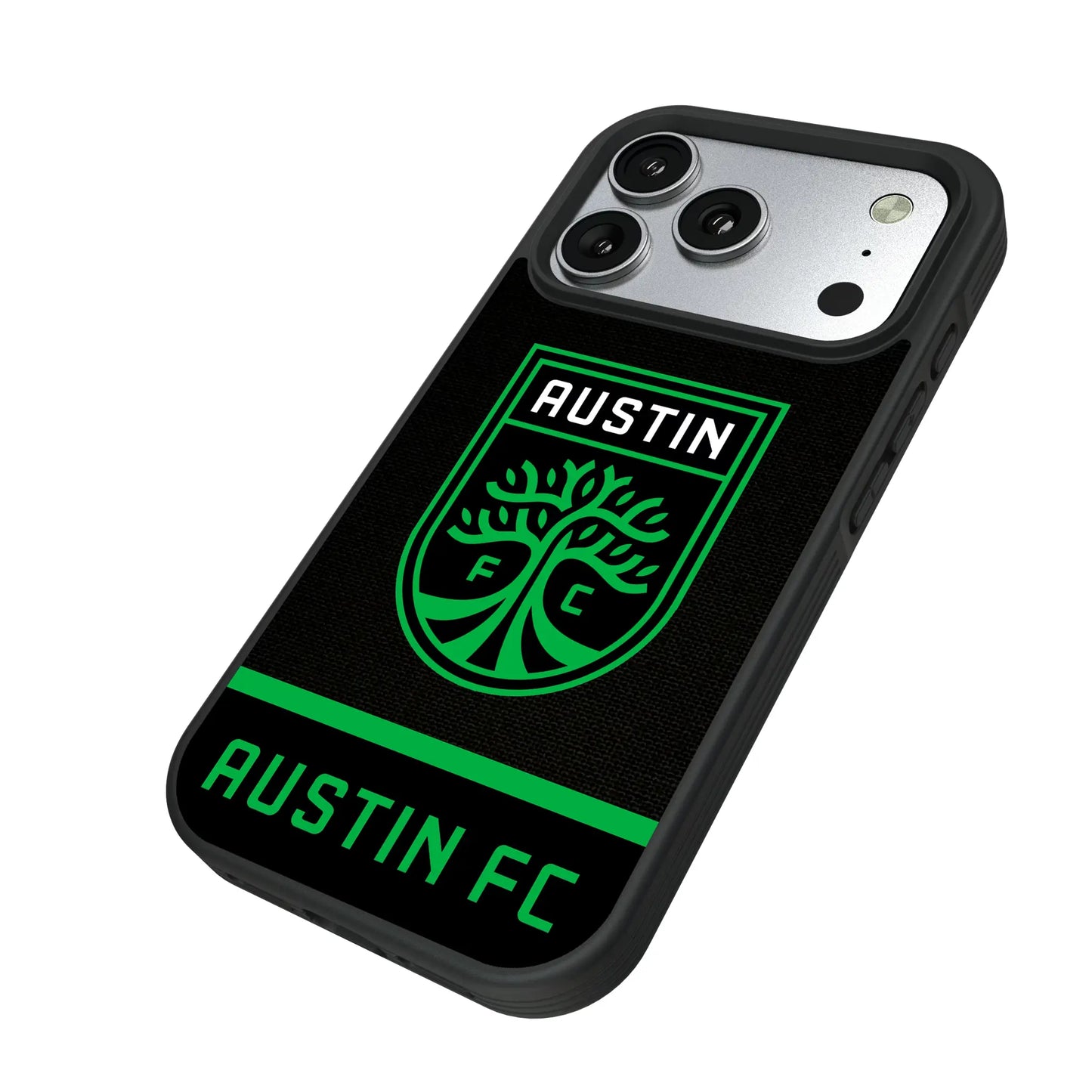 Austin FC Endzone Solid Bump Phone Case for Apple iPhone